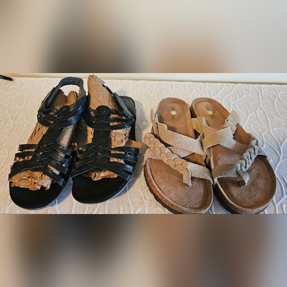 Women's Sandals - 2 Pairs